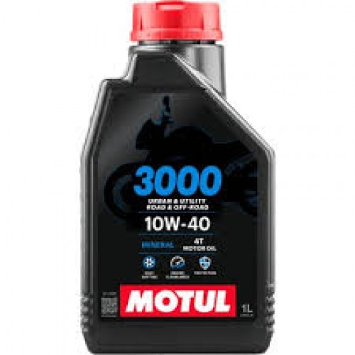 MOTUL MOTOR YAĞI MOTUL 3000 1L 10W40 [ 10 W 40 ]