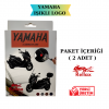 YAMAHA IŞIKLI LOGO BEYAZ 2'Lİ UNİVERSAL