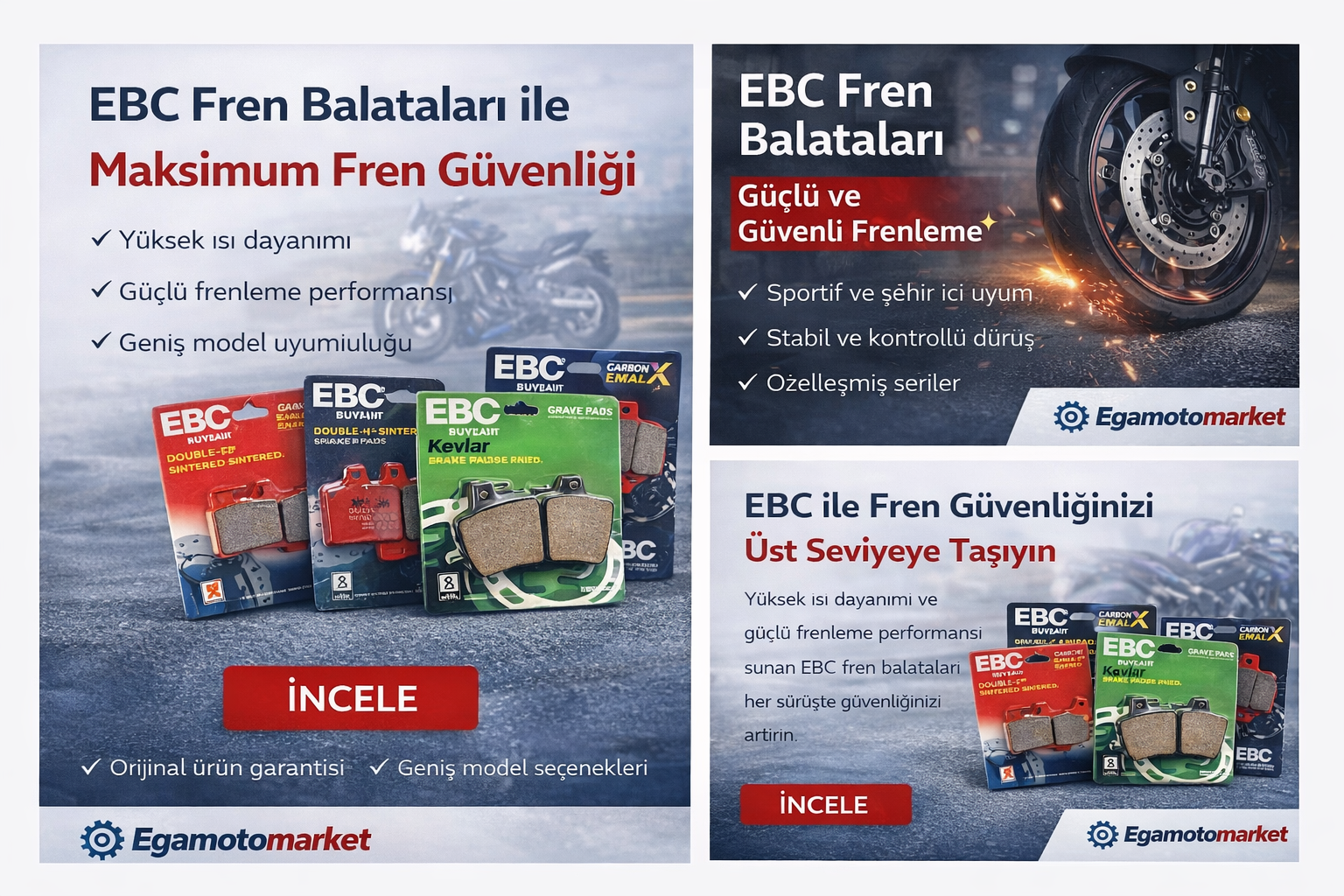 EBC Fren Balataları ile Maksimum Fren Güvenliği
