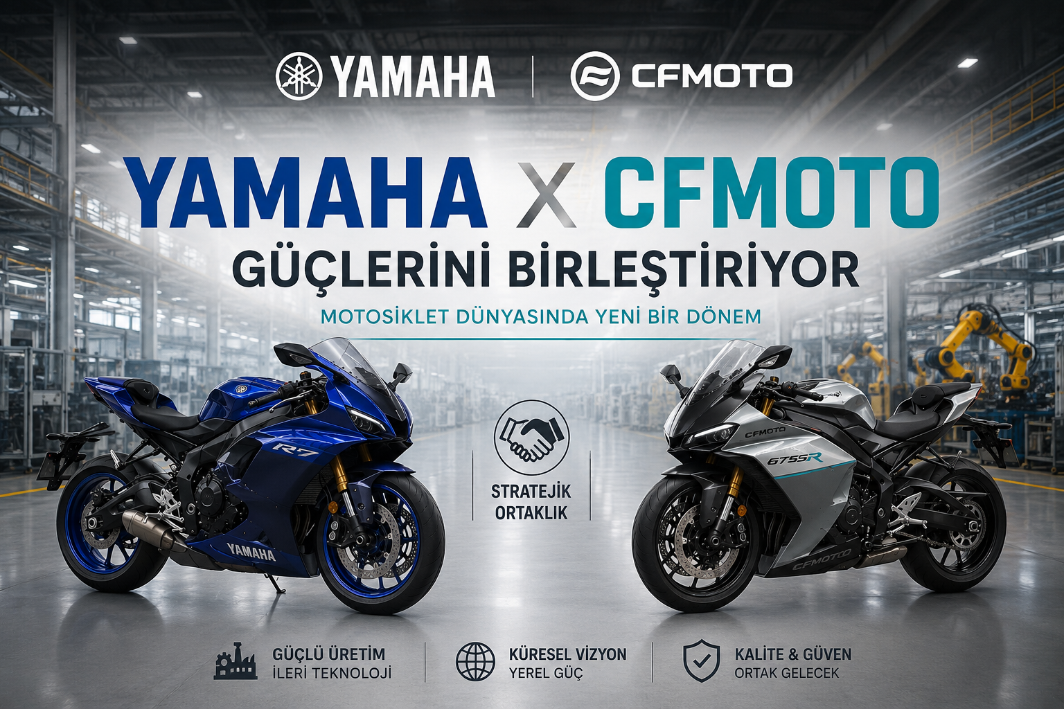 Yamaha ve CF Moto Ortaklığı Resmen Duyuruldu