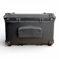 57l Adventure Alüminyum Motosiklet Top Case Siyah – Universal Arka Çanta Premium