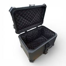 57l Adventure Alüminyum Motosiklet Top Case Siyah – Universal Arka Çanta