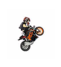 72 X 90 Mm 10'lu Tek Teker Motosiklet Stickeri