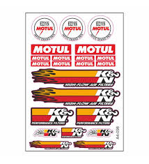 A4 Sticker Seti Motul - Kn 098