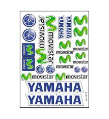 A4 Sticker Seti Movistar - Yamaha