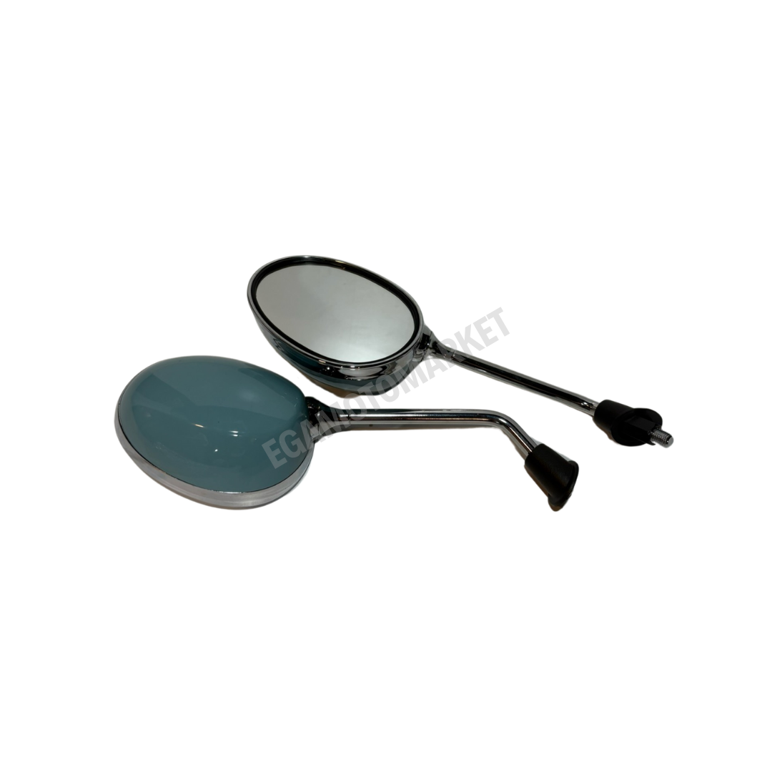 Arora Cappucino 50 125 Mavi Ayna Takımı | Sağ Ve Sol Uyumlu Dikiz Aynası (turkuaz)