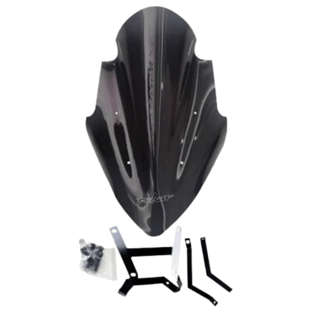 Bajaj Pulsar 200ns Ön Cam Siperlik Füme Rellax (2014-2024) – Estetik Ve Koruma Bir Arada