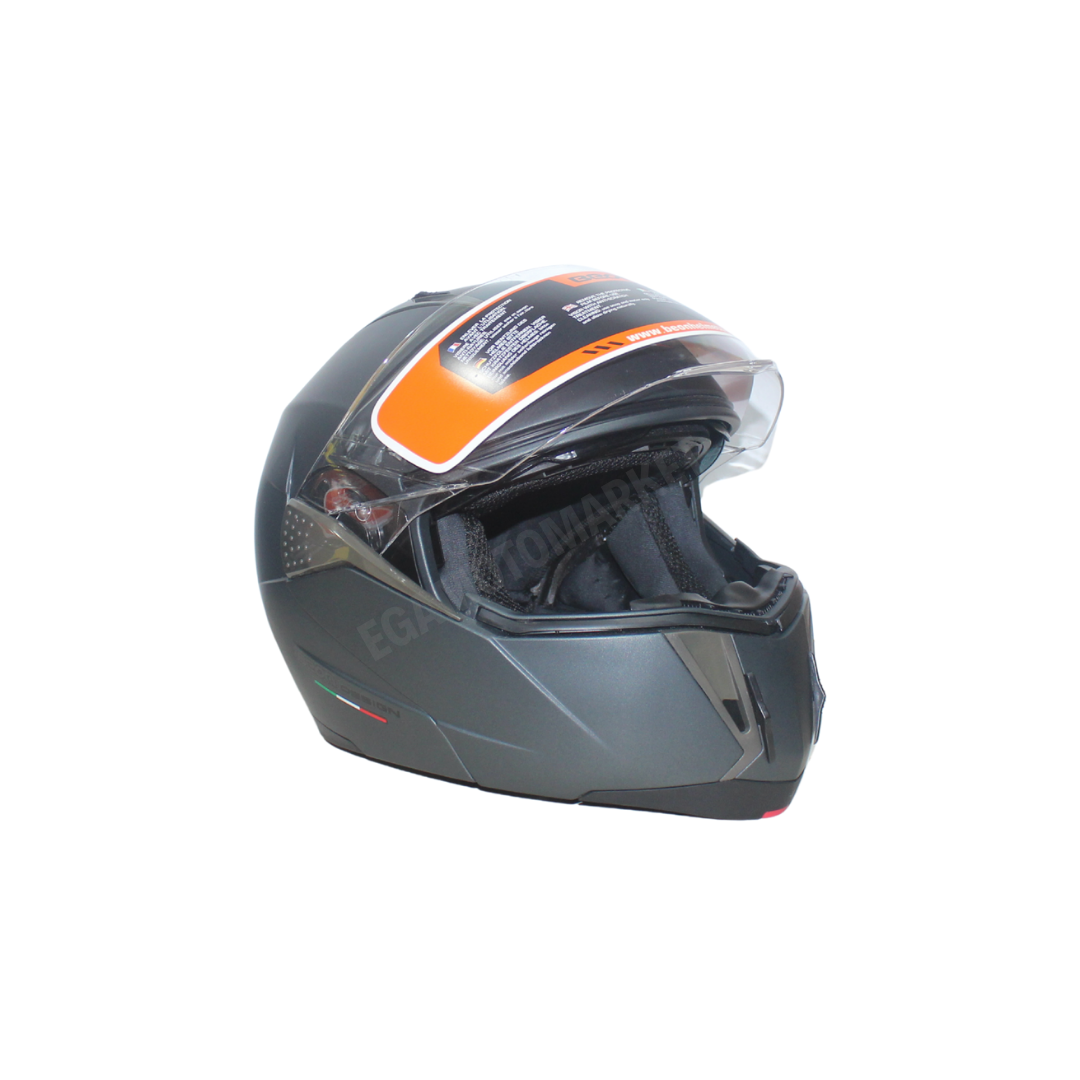 Beon Çene Açılır Füme Kask – Ece R22.05 Onaylı M Beden (57-58 Cm)