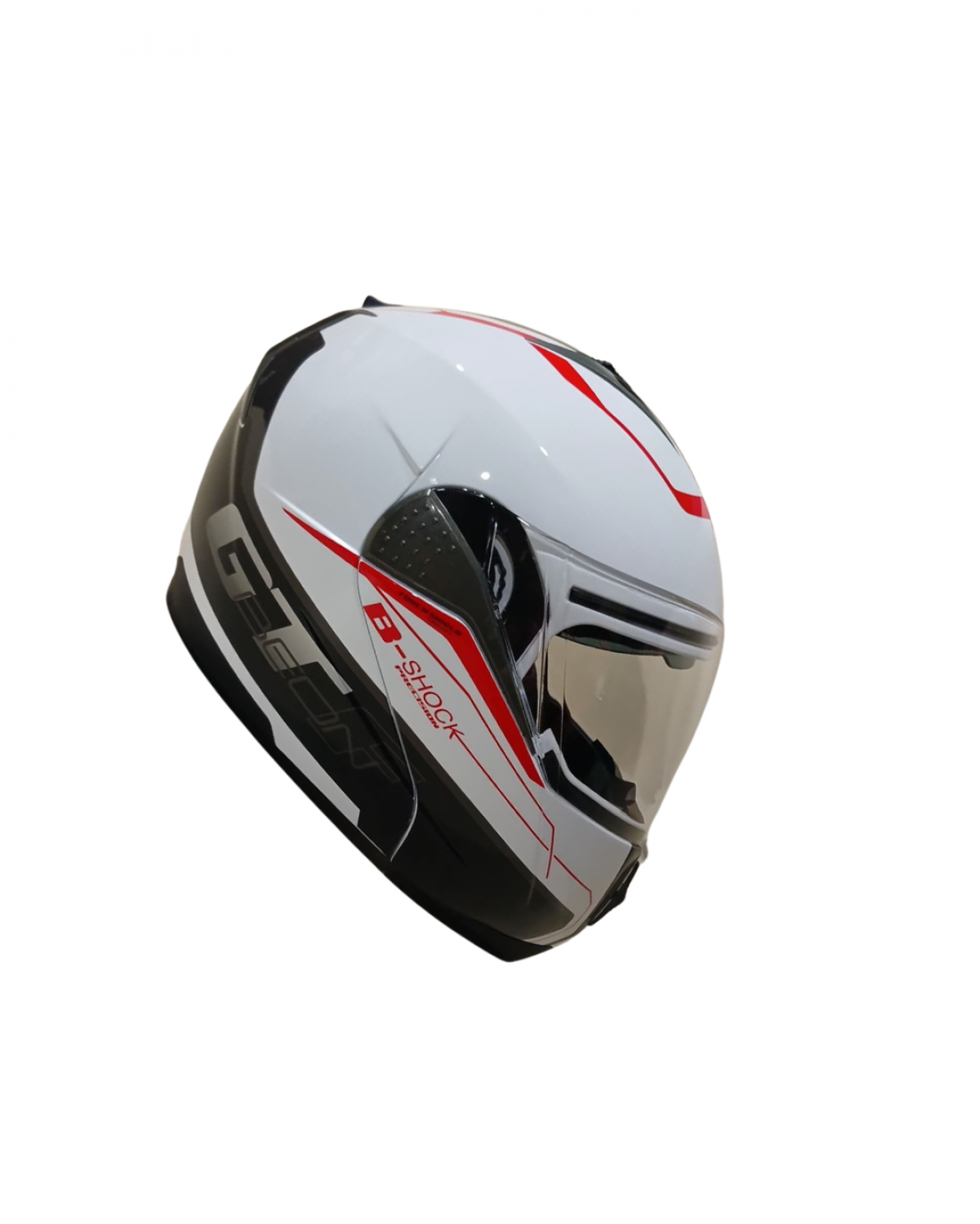 Beon Çene Açılır Vizörlü Kask B700 Beyaz , Kırmızı