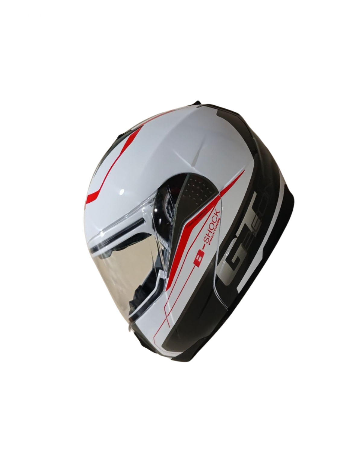 Beon Çene Açılır Vizörlü Kask B700 Beyaz , Kırmızı