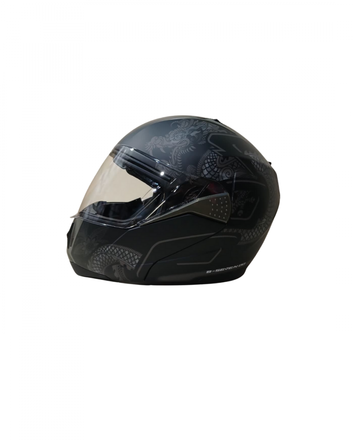 Beon Çene Açılır Vizörlü Kask B700 Ejderha Desen