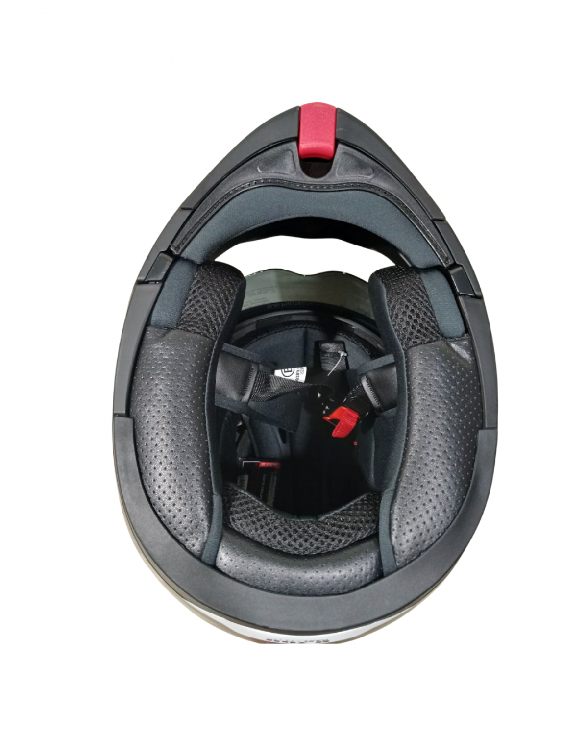 Beon Çene Açılır Vizörlü Kask B700 Siyah , Beyaz Vertıgo