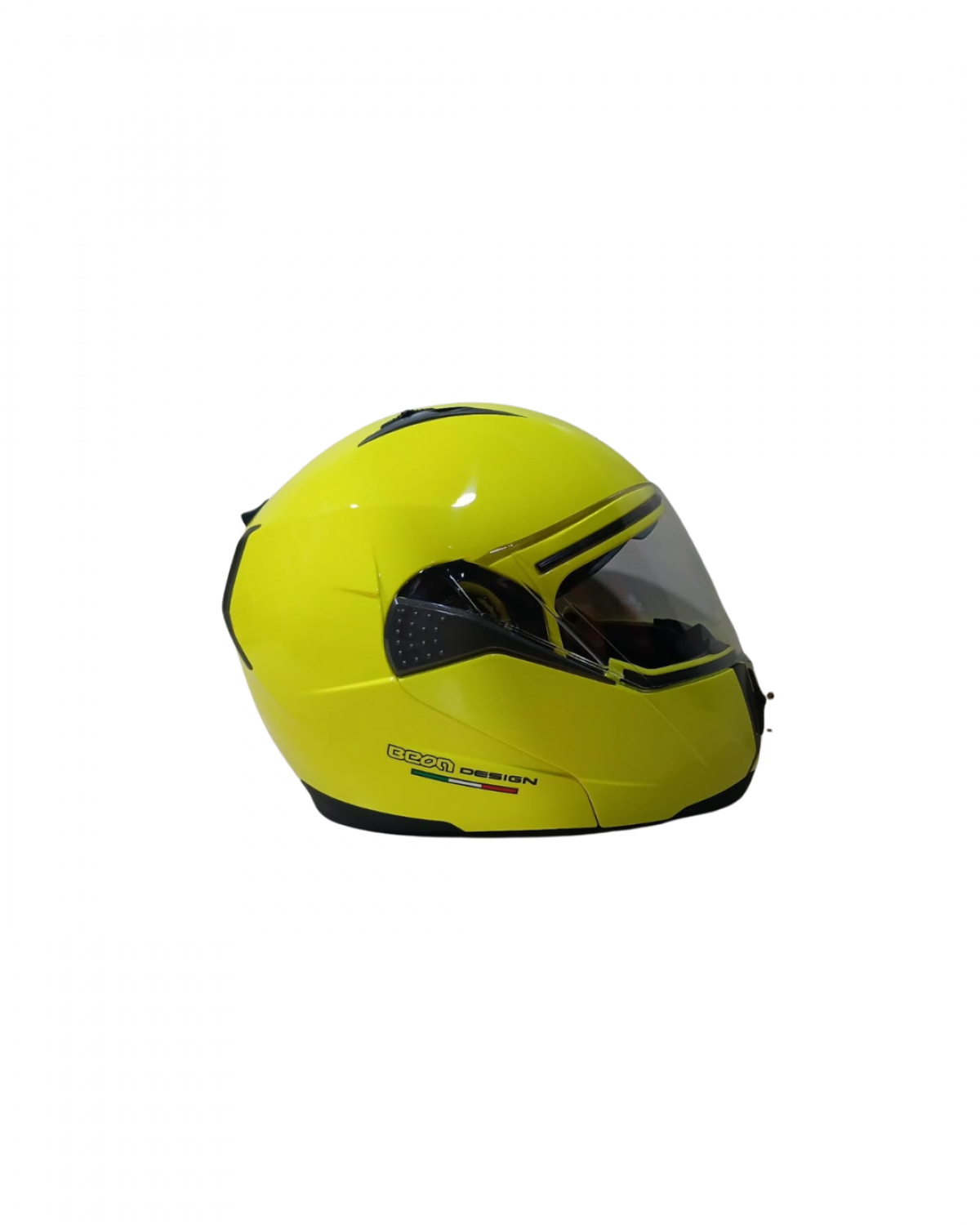 Beon Çene Açılır Vizörlü Kask (b700) Siyah , Sarı Vertigo