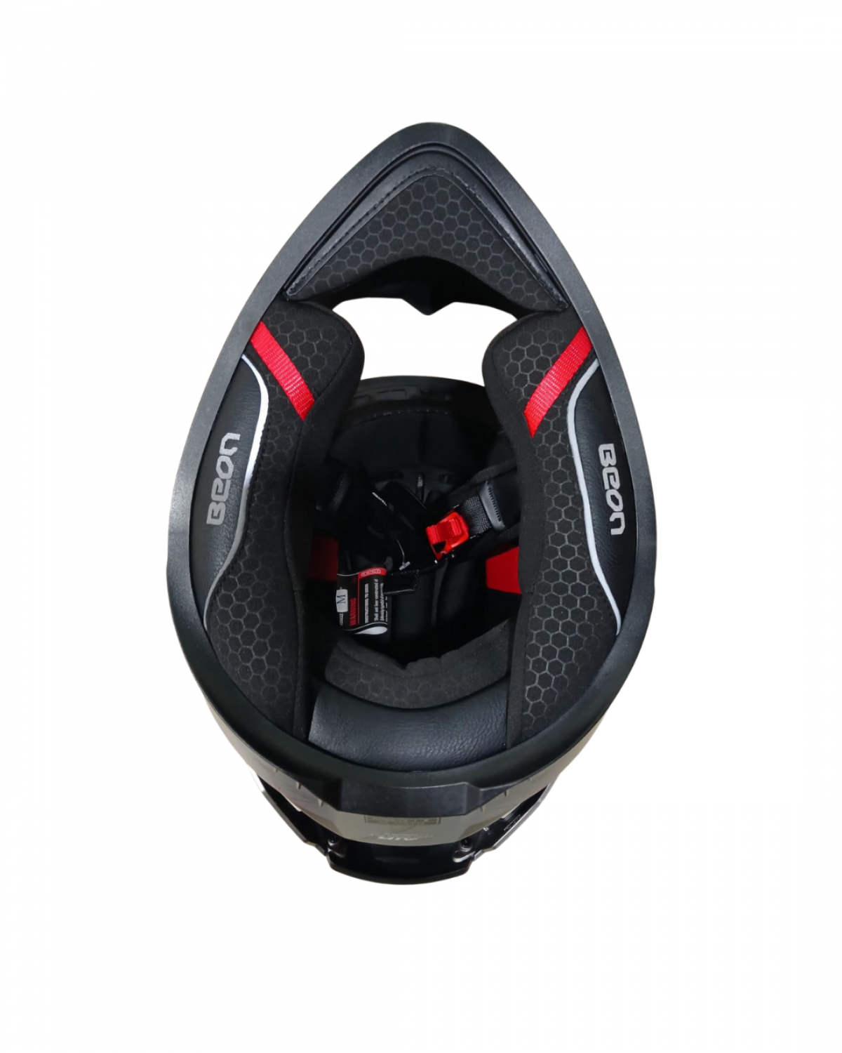 Beon Kapalı Kask (full Face) B507 Siyah,kırmızı,gri