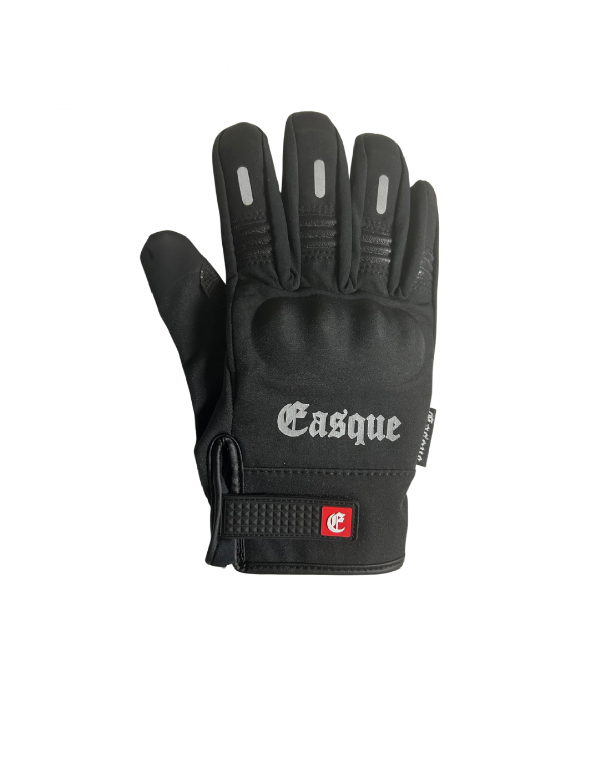 Casque Motosiklet Eldiveni Siyah (black) Reflektörlü Sertifikalı Full Koruma