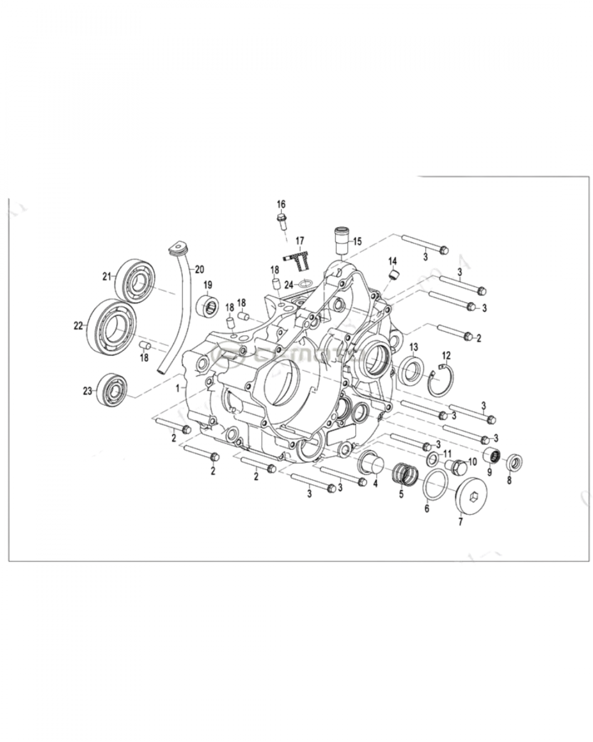 Cf Moto 250nk / 250sr Krank Kutusu Sol (karter) İçin (ntn) Orjinal Rulman (bilya)