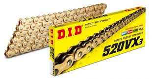 Dıd Orjinal 520vx3 Gold X-ring Zincir 110 Bakla (520-110)