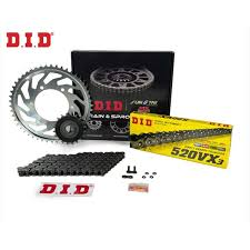 Dıd Zincir Ve Dişli Seti Dıd Orjinal Bajaj Dominar 250 (250cc) Zincir Dıd 520- O Ring Dişli : Jt (14t) - (45t)