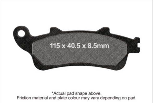 (ebc) Fa261v Disk Ön Fren Balatası (yarı Sinterli) Honda Vfr800 F/a , Xl1000 Varadero, St1300 Pan