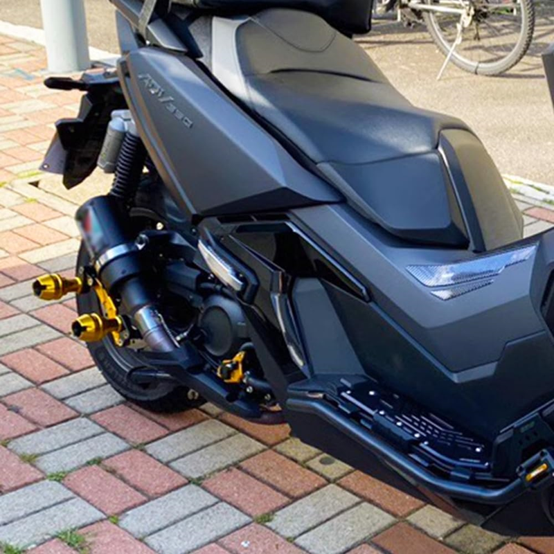 Egzoz Koruma Takoz Seti (kırmızı) / Pcx-nmax Egzoz Koruma Takoz Seti (kırmızı) / Pcx-nmax