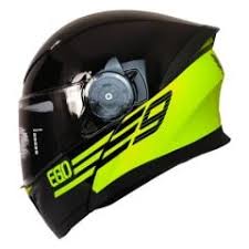 Fazer Helmets Ego 29 Glossy Flourosan Yellow Çene Açılır Kask – Siyah,flurosan Sarı Güneş Vizörlü, Ce