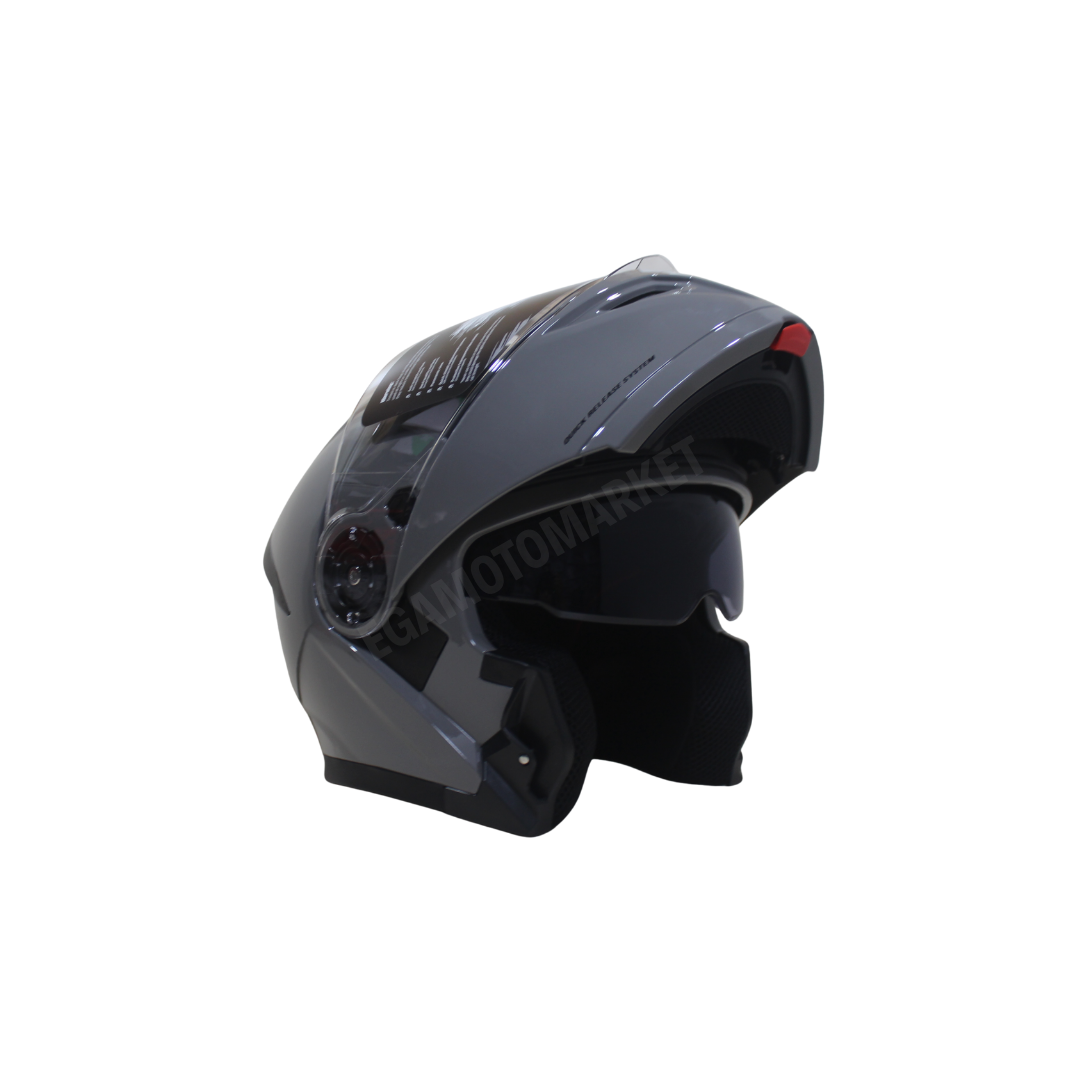 Fazer Helmets Fr-913 Gray Çene Açılır Kask – Gri Güneş Vizörlü, Ce