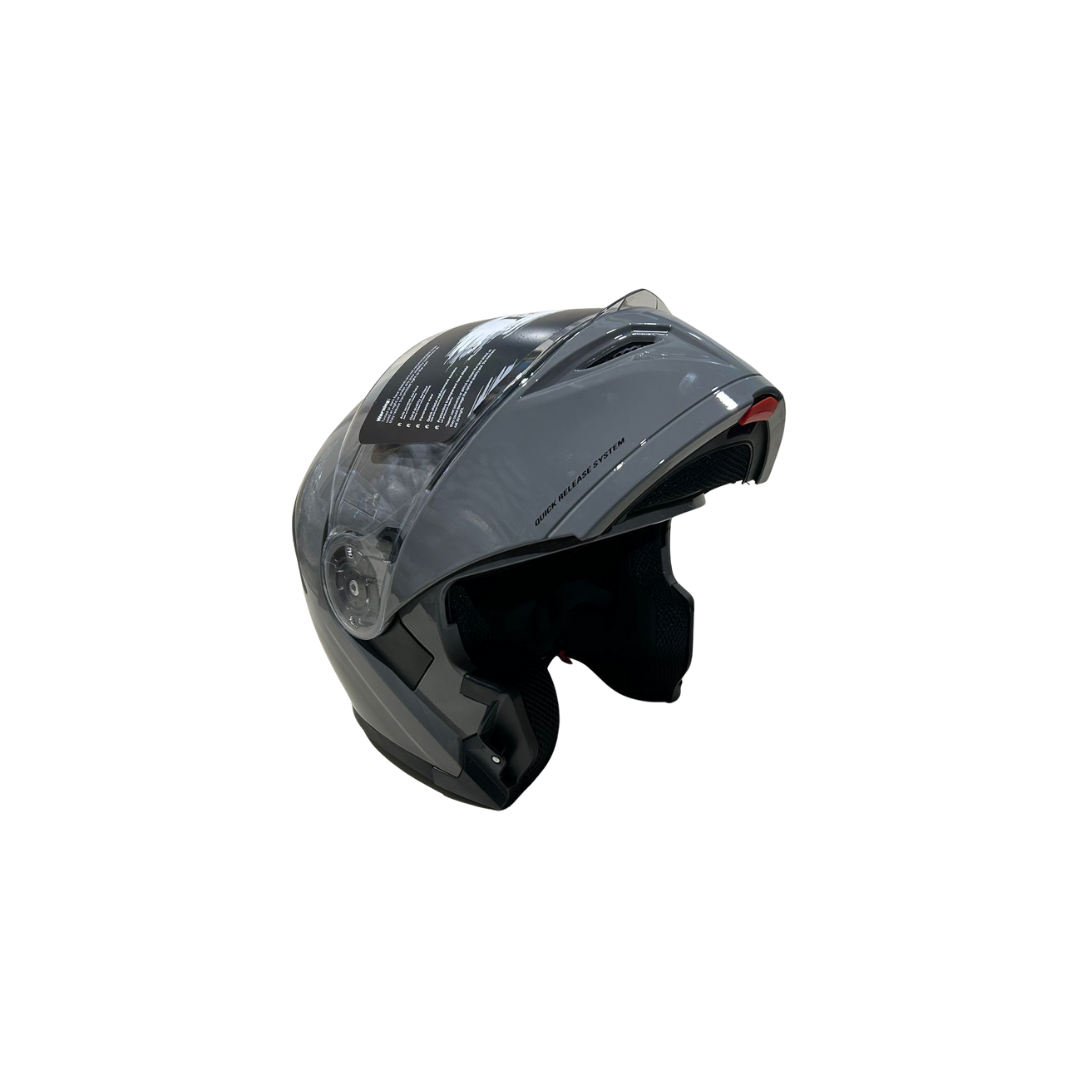 Fazer Helmets Fr-965 Nardo Gray Çene Açılır Kask – Nardo Gri Güneş Vizörlü, Ce