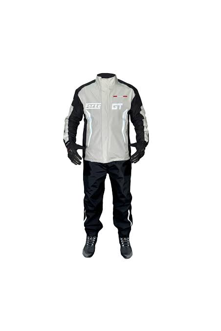 Forte Gt 2001140 Taş Siyah-beyaz Yağmurluk Takım