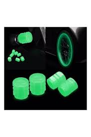 Fosforlu Jant Sibop Kapağı 4'lü Set Renkli Green (yeşil)