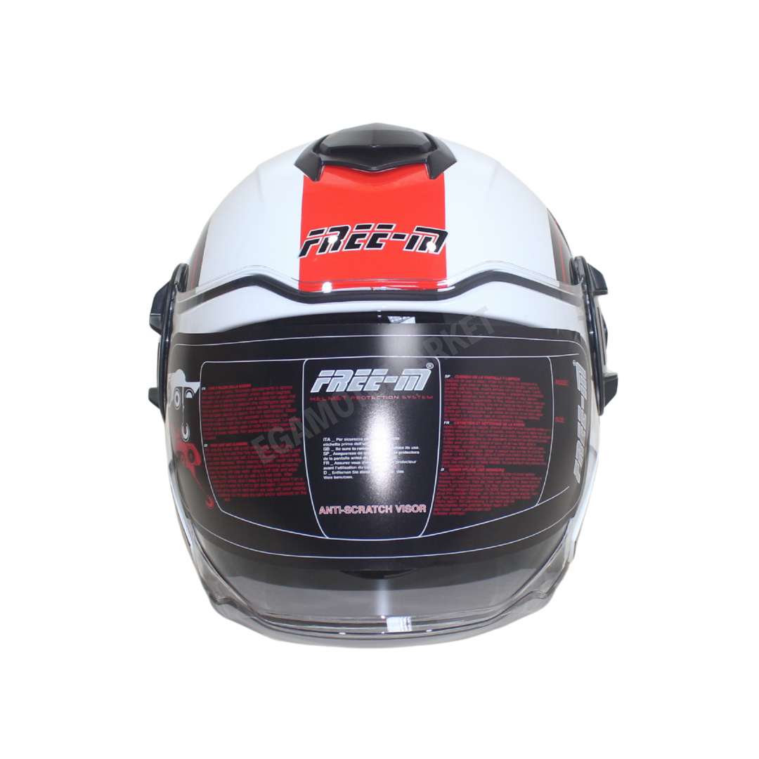Freem Fr-665 Circle Çene Açılır Kask – Güneş Vizörlü, Ce