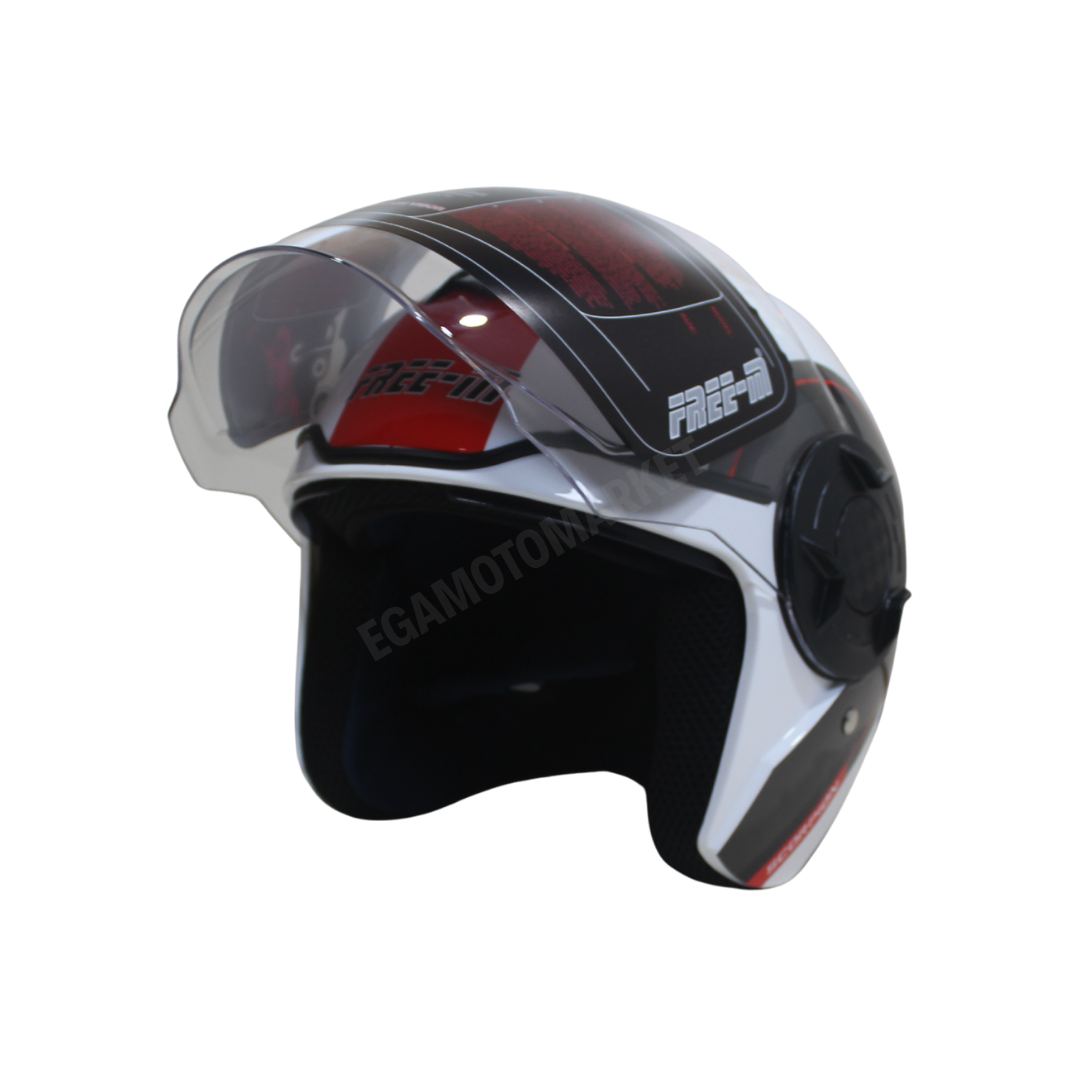 Freem Fr-665 Circle Çene Açılır Kask – Güneş Vizörlü, Ce