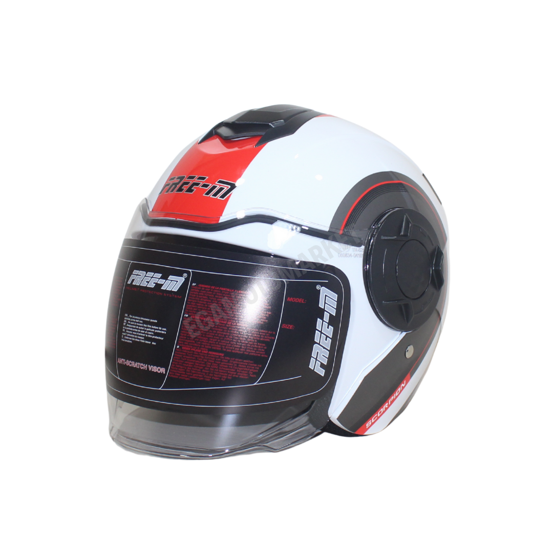 Freem Fr-665 Circle Çene Açılır Kask – Güneş Vizörlü, Ce