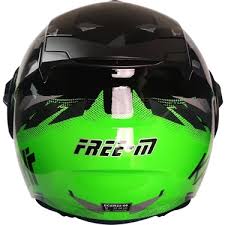 Freem Fr-665 Green Çene Açılır Kask – Güneş Vizörlü, Ce