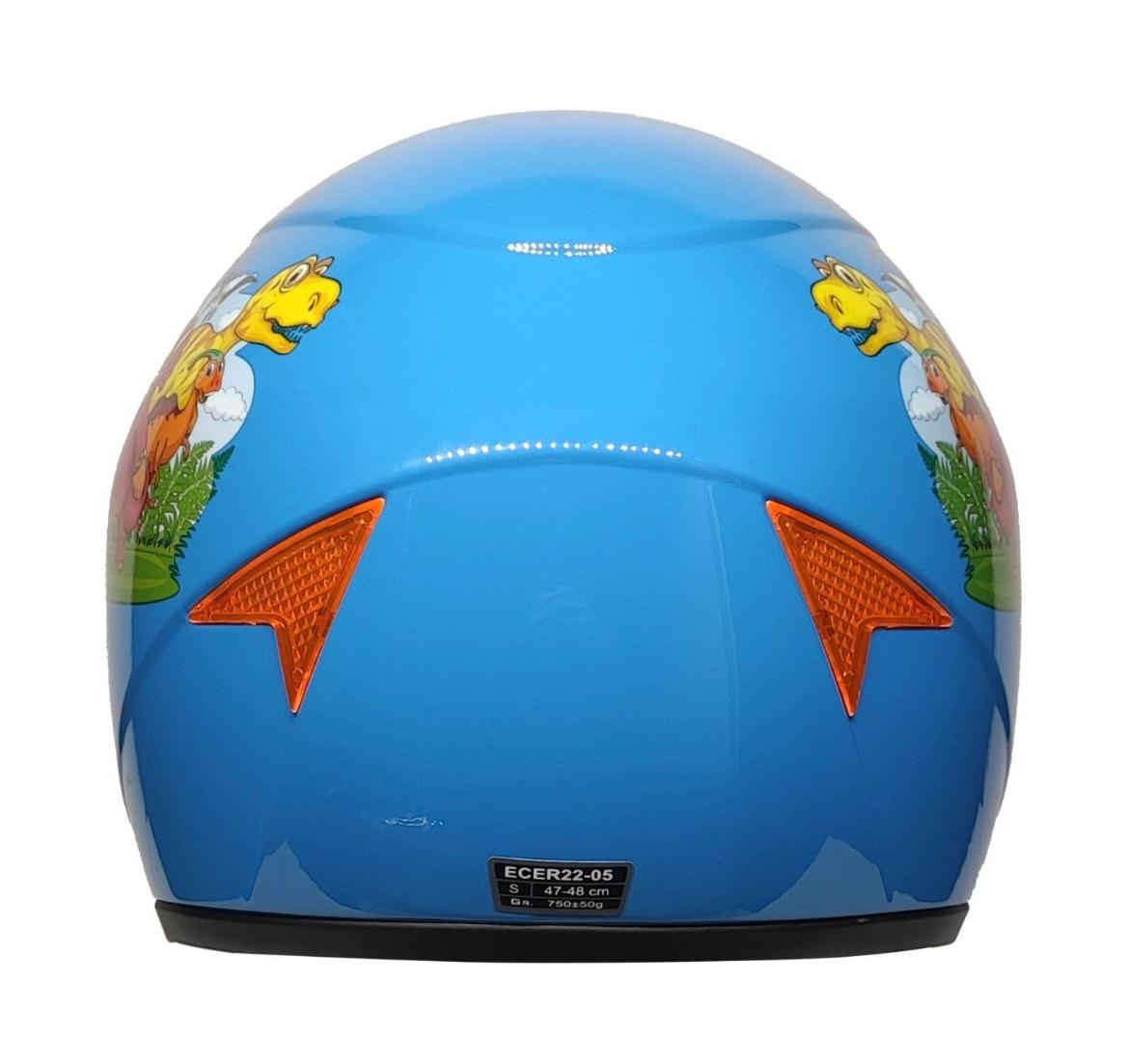 Freem Helmets Çocuk Kaskı Full Face (child Helmet) Dino Blue
