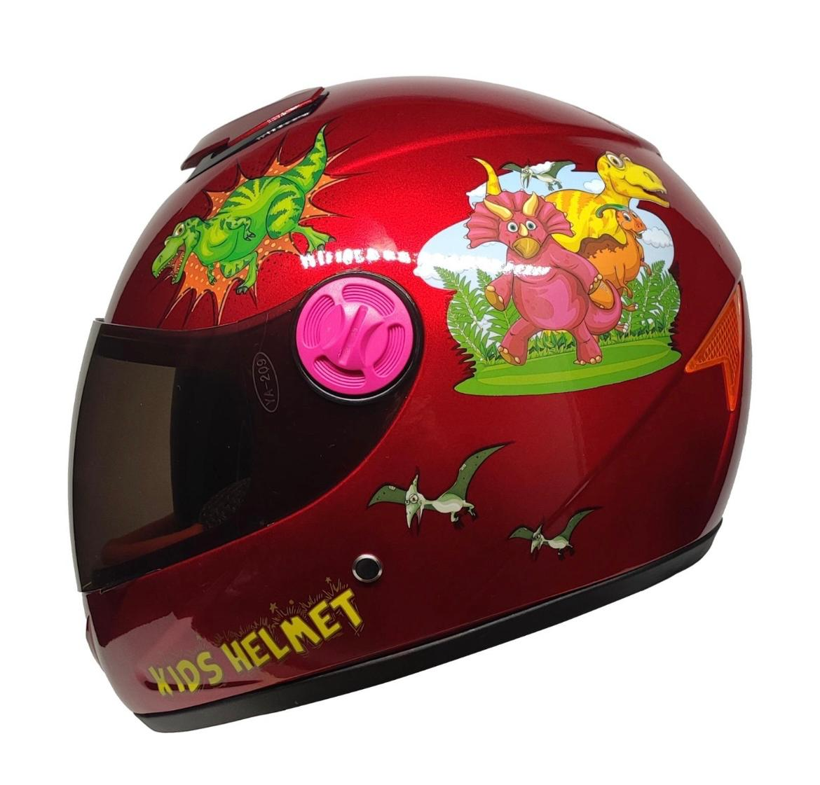 Freem Helmets Çocuk Kaskı Full Face (child Helmet) Dino Red