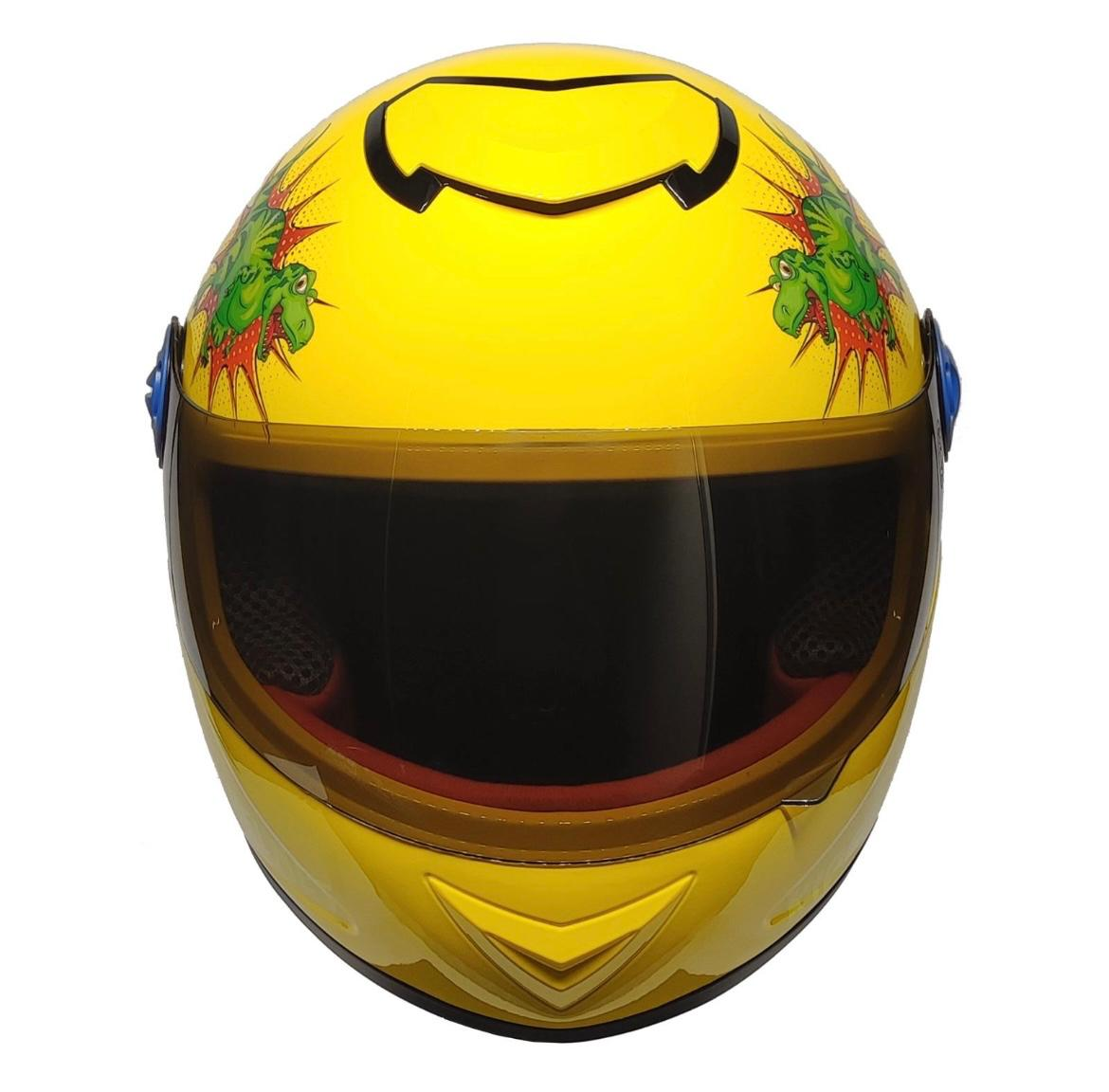 Freem Helmets Çocuk Kaskı Full Face (child Helmet) Dino Yellow