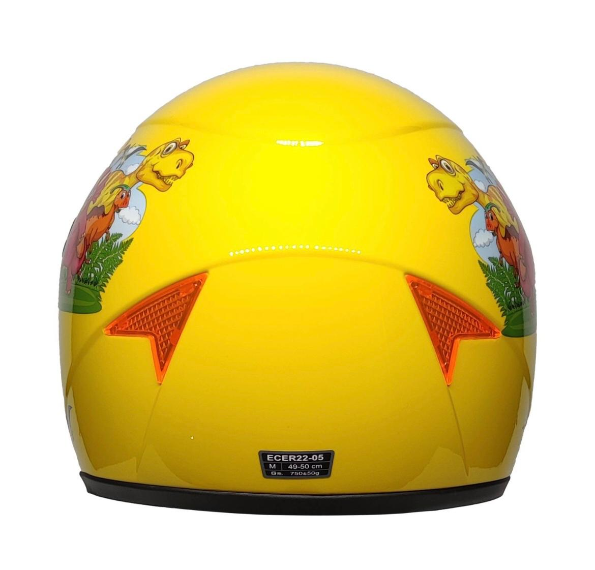 Freem Helmets Çocuk Kaskı Full Face (child Helmet) Dino Yellow