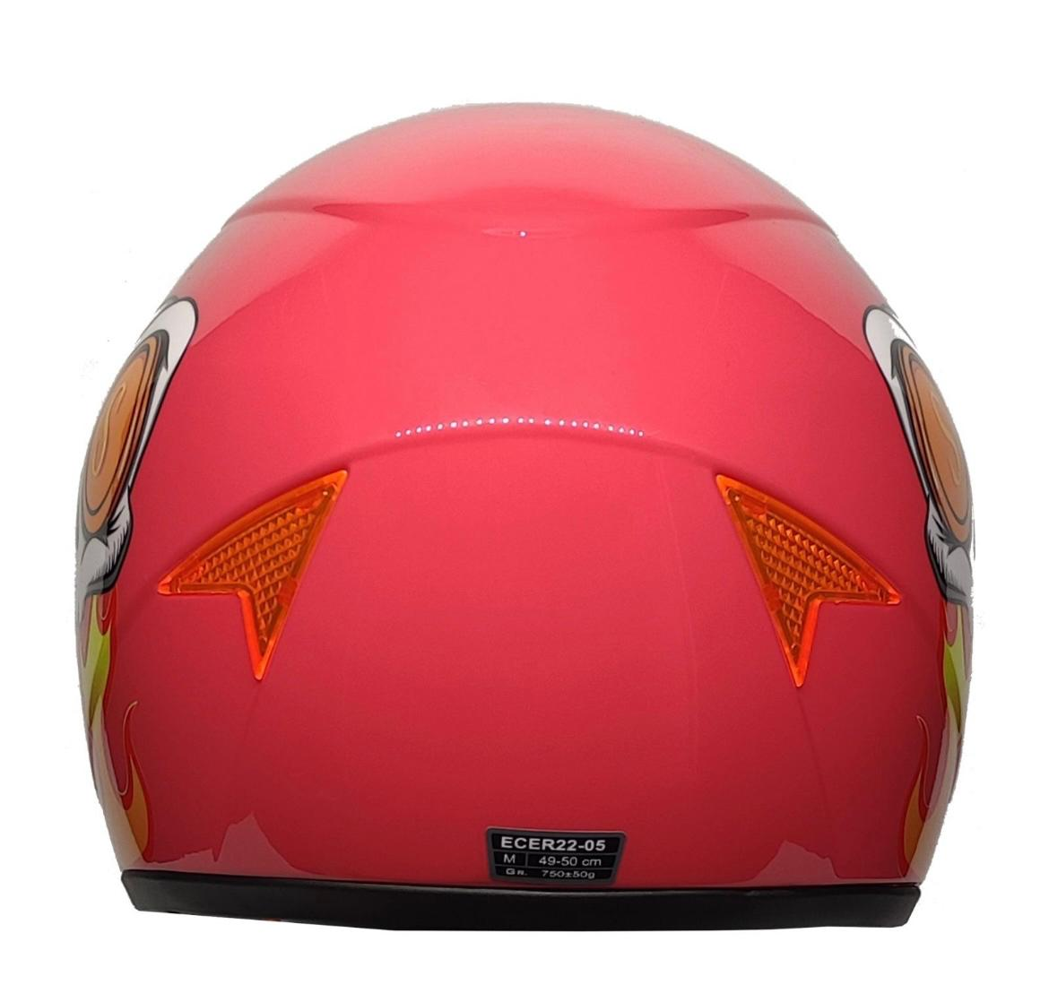 Freem Helmets Çocuk Kaskı Full Face (child Helmet) Skull Pink