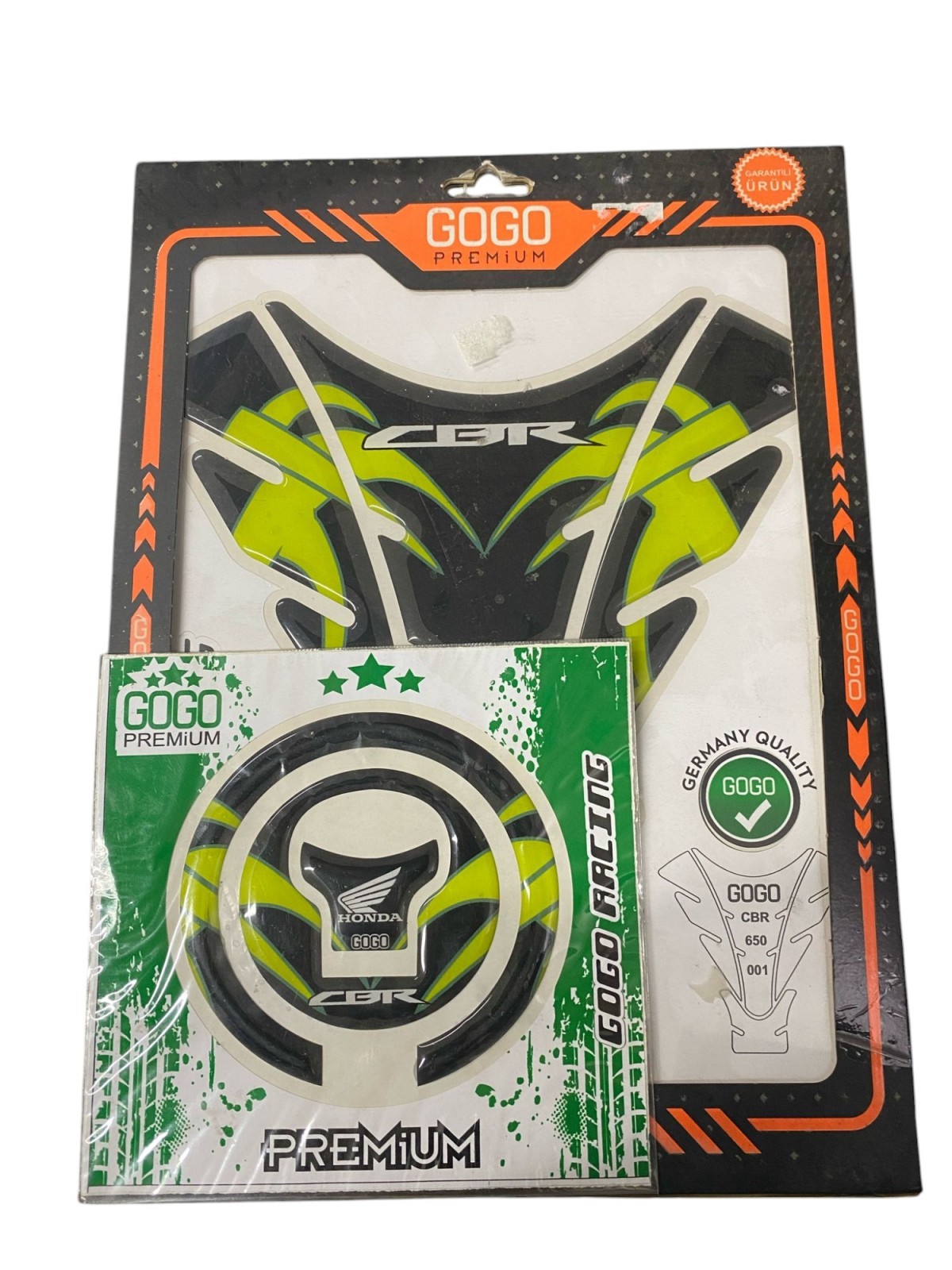 Gogo Honda Cbr 650f Cbr 650r Sarı Siyah Tank Pad