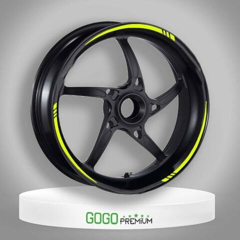 (gogo) Honda Pcx 125 / 150 Sarı Iv Jant Şeridi - (2011-2026)