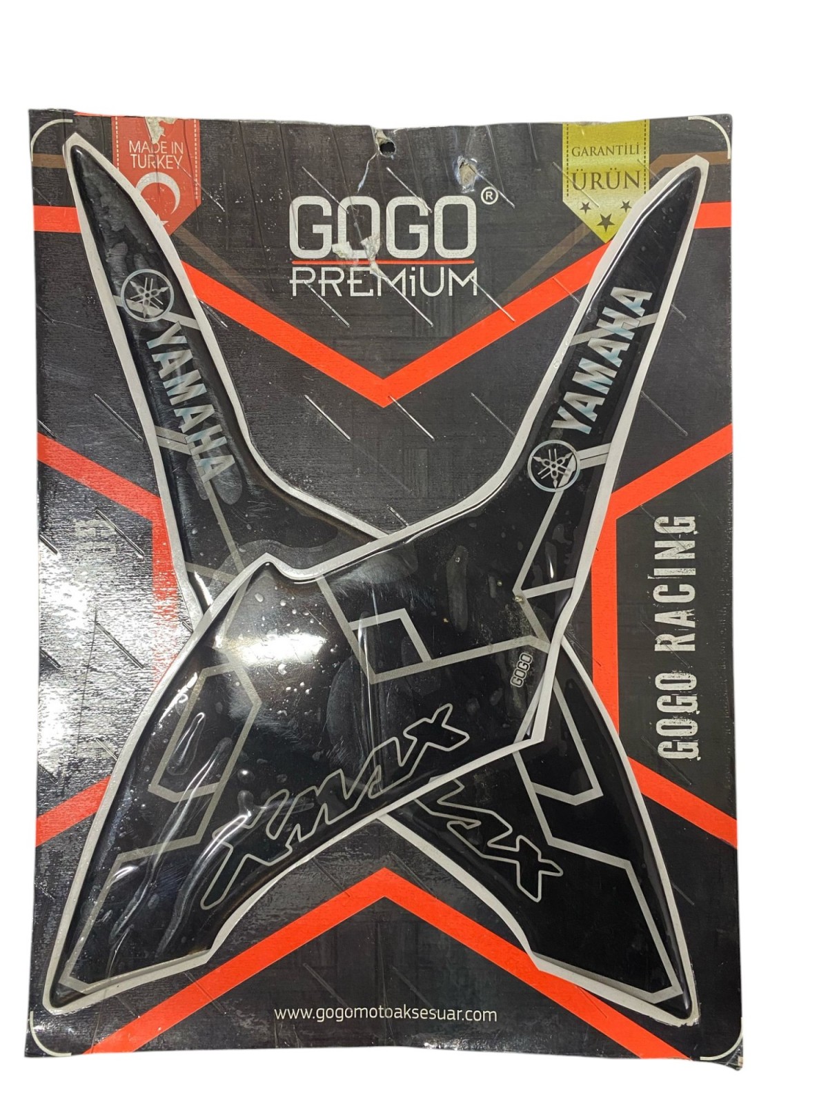 Gogo Premium Yamaha Xmax 250 300 Yan Pad Siyah Beyaz (2018-2022)