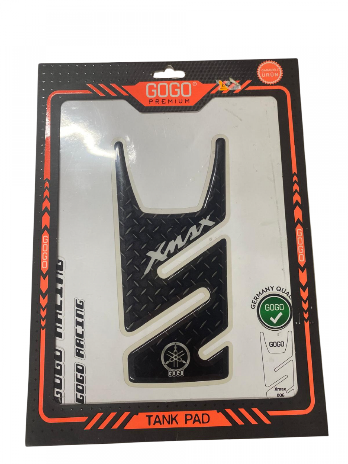 Gogo Yamaha Xmax 250 Siyah Beyaz Tankpad (2014-2017)