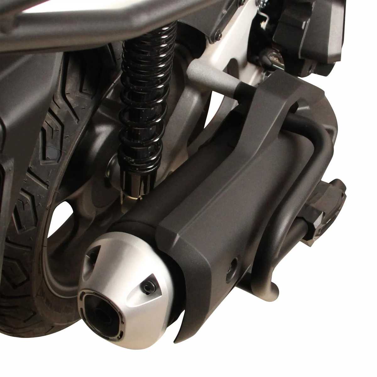 Gp Honda Pcx 125 Egzoz Koruma Demiri Siyah (2021-2025)
