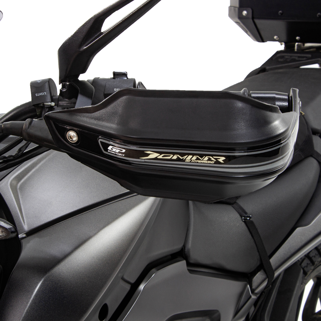 Gp Kompozit Bajaj Dominar 250 / 400 (2017-2026) Uyumlu Plastik Elcik Koruma Siyah