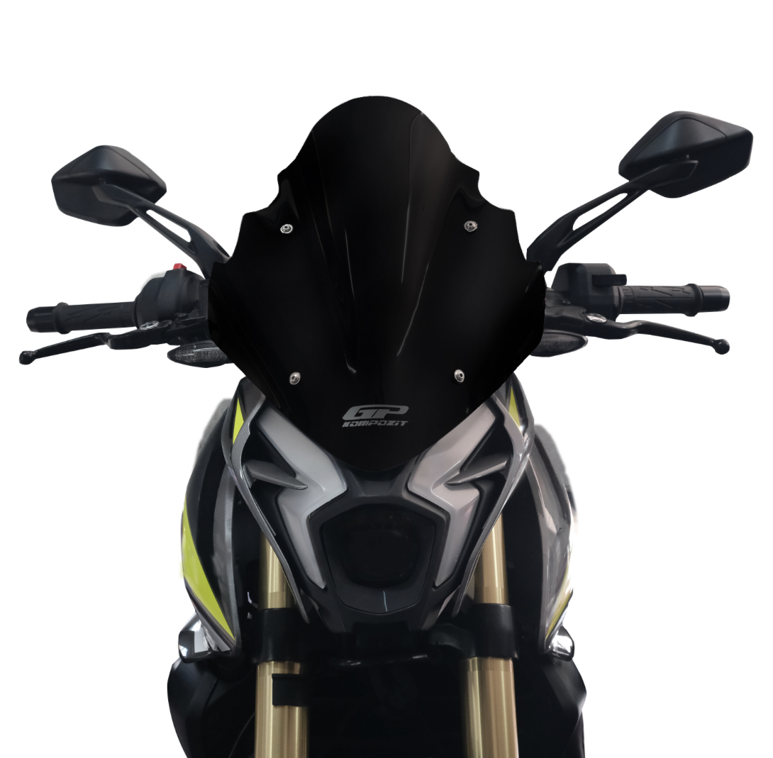 Gp Kompozit Bajaj Pulsar Ns 400 Z (2025-2026) Uyumlu Ön Cam (siyah) 37 Cm
