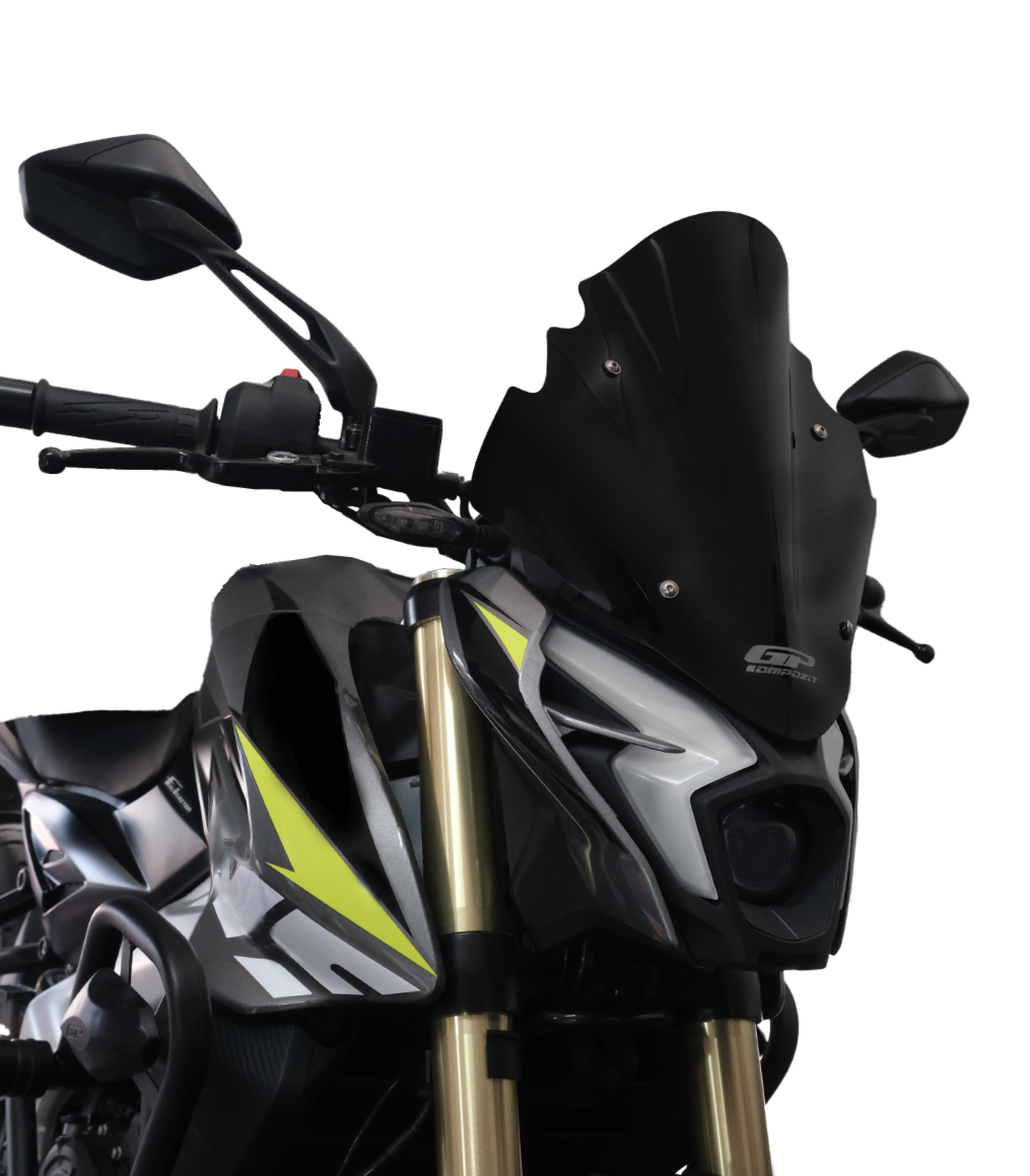 Gp Kompozit Bajaj Pulsar Ns 400 Z (2025-2026) Uyumlu Ön Cam (siyah) 37 Cm