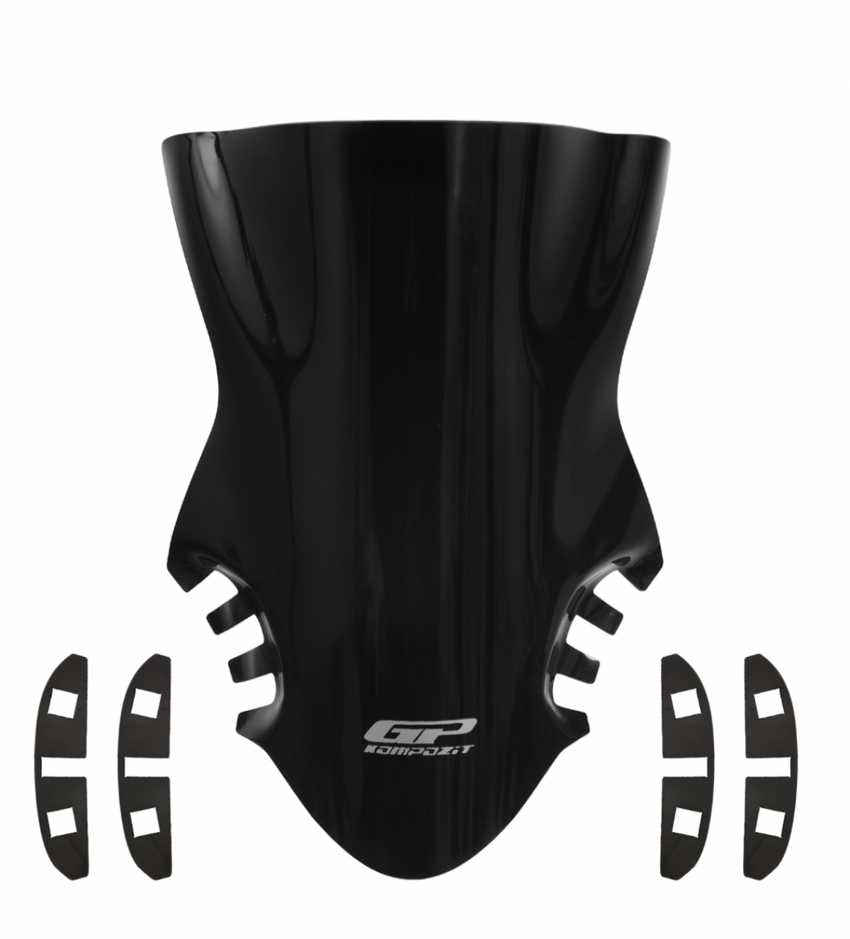 Gp Kompozit Cf Moto 450 Sr (2023-2026) Uyumlu Ön Cam (siyah) 39 Cm