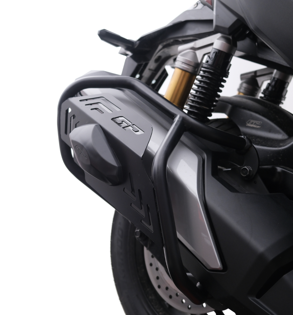 Gp Kompozit Honda Adv 350 (2025-2026) Uyumlu Kapaklı Egzoz Koruma Demiri Siyah Gp Kompozit Honda Adv 350 (2025-2026) Uyumlu Kapaklı Egzoz Koruma Demiri Siyah