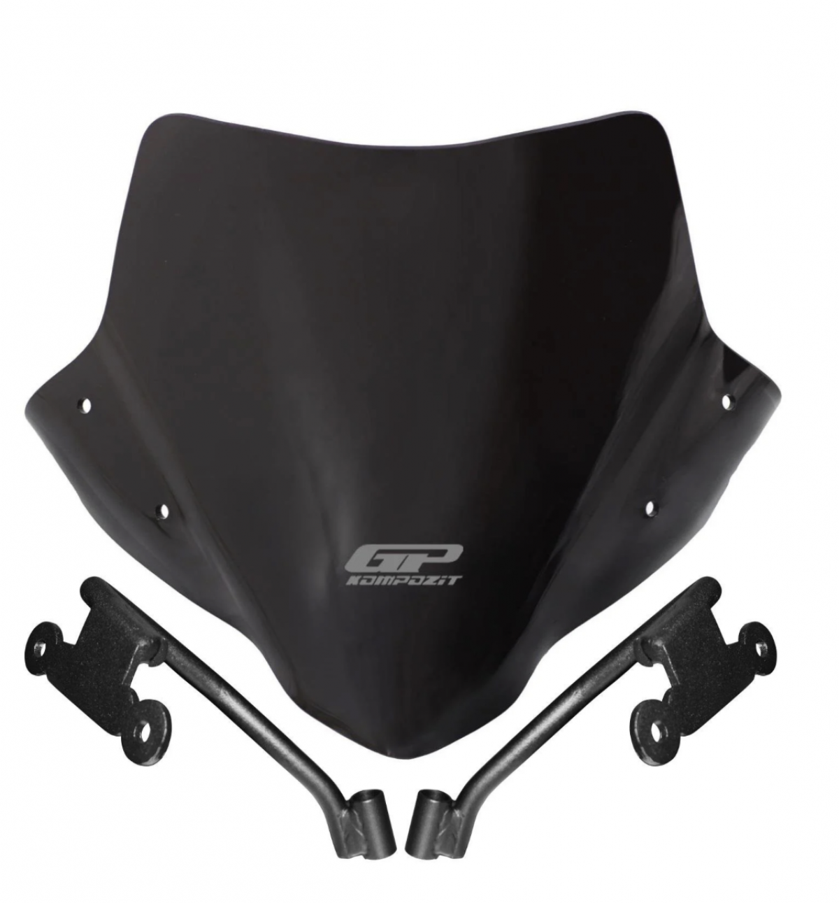 Gp Kompozit Honda Cb500 Hornet (2024-2025) Uyumlu Ön Cam Siyah 28cm