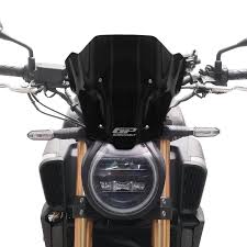 Gp Kompozit Honda Cb650r E-clutch 2025-2026 Uyumlu Kısa Ön Cam (siperlik) Siyah